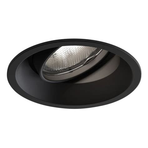 Astro Minima Round Adjustable Matt Black Spotlight Cp Lighting