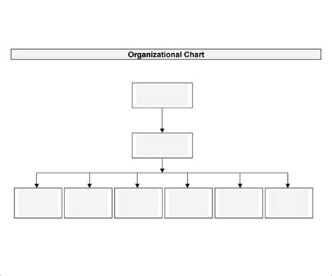 Free Blank Organizational Chart Template 1 Templates Example