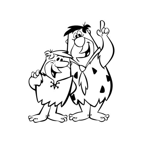 Fred Flintstone And Barney Rubble Vinyl Decal Bumper Sticker Flintstones Cartoon Ebay