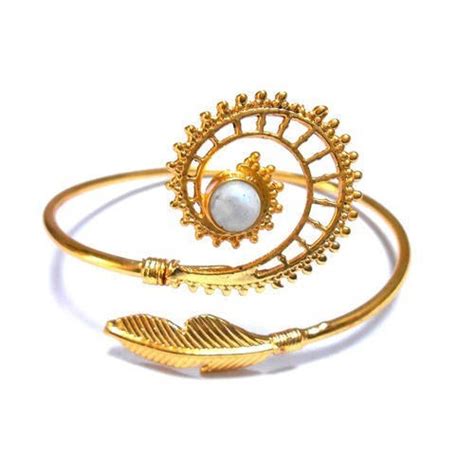 Party Wear Festive Wear Handmade Gold Plated Brass Exclusive Bangle At