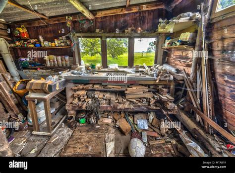 Cluttered Garage Stock Photos And Cluttered Garage Stock Images Alamy