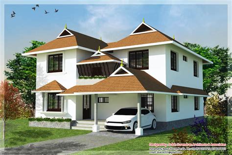 Traditional Style Kerala Home Design At 2217 Sqft