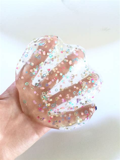 Clear Transparent Rainbow Glitter Slime By Azaraampora On Etsy