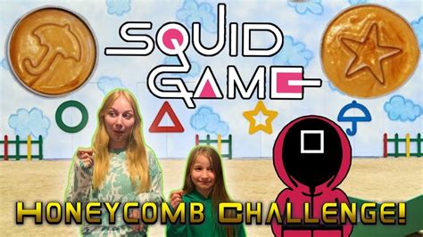squid game honeycomb challenge ~ dalgona candy challenge ~ squid game real life squid game tv