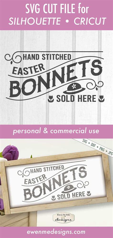 Easter SVG - Easter Bonnet svg - Easter Cutting File - Easter Bonnets