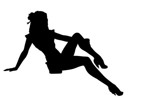 Pin Up Girl Silhouette Free Stock Photo Public Domain Pictures