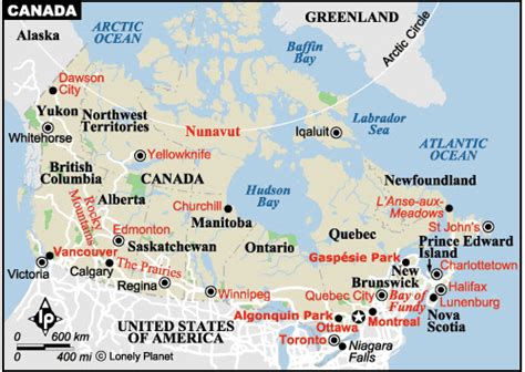 Top 10 Places Of The World Top 10 Places Of Canada