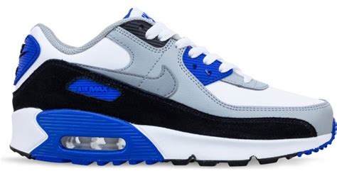 Nike Air Max 90 Ltr Gs Whitelight Smoke Greyhyper Royalparticle Grey