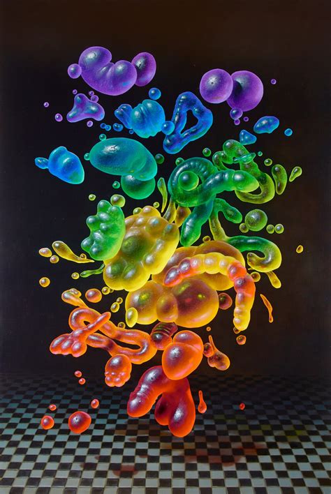 Surreal And Bizarre Gummy Candy The Vibrant And Colorful Photo