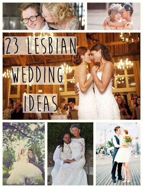 23 Super Cute Lesbian Wedding Ideas Same Sex Wedding Lesbian Wedding