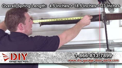 How to measure a broken garage door torsion spring. How To Measure Garage Door Torsion Springs - YouTube