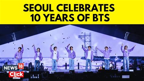 Bts 10th Anniversary Festa Bts Fans Pack Seoul Park To Celebrate 10 Years Of Bts English