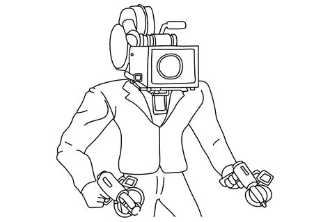 Titan Cameraman Coloring Pictures Free Printable Coloring Pages The