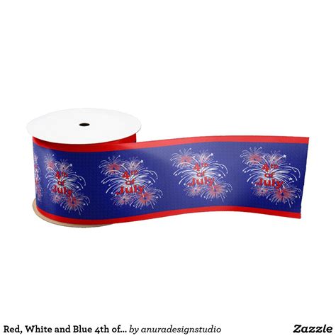 red white and blue 4th of july fireworks 3 inch satin ribbon 4th of july fireworks hair