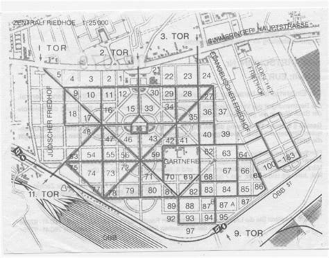 Map Of The Whole Zentralfriedhof Complex Vienna Note The Flickr