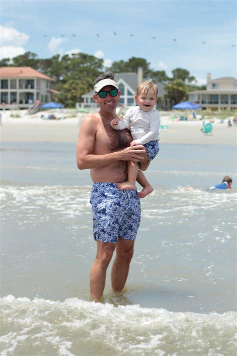 Beach Day And Matching Father Son Clothing Stripes And Whimsy