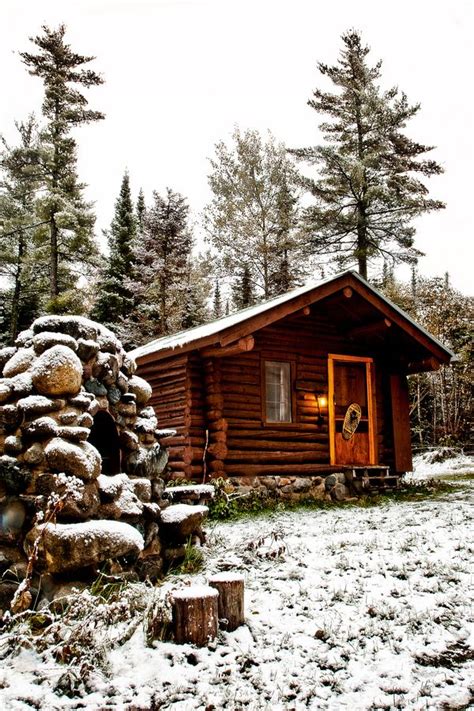 The lower level 2 car garage stays. Cosy Log Cabin in Winter | *.¸¸. 'ﾟCountry House & Garden ...