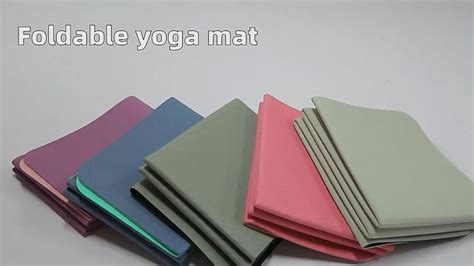 6mm Folding Pilates Yoga Mat Odorless Home Napping Mat Portable Non