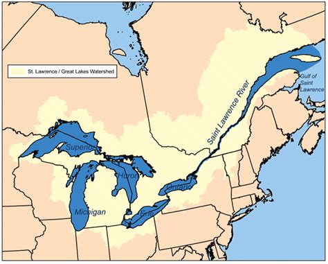 Grlakeslawrencemap Great Lakes Echo Page 20130221sea Ice In