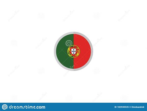 Flag circle clipart & graphic design of free images. Portugal National Flag Circle Shape Stock Vector ...