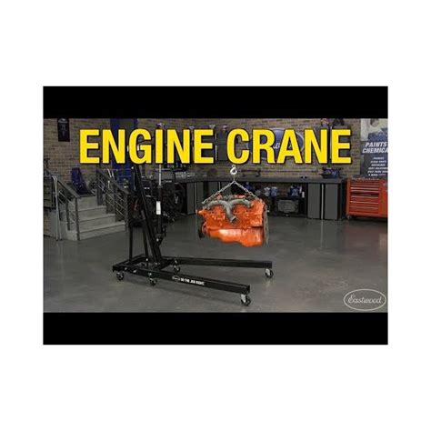 Eastwood 2 Ton Capacity Foldable Shop Engine Hoist Crane