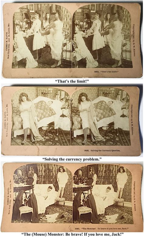 Naughty Fun In The 1800s — Bawdy Boudoir Stereoscopes