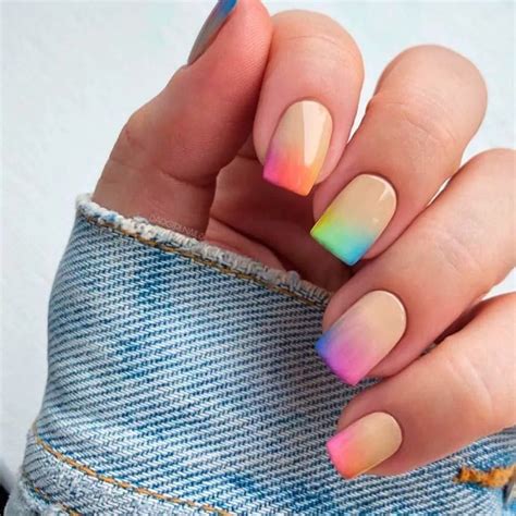 15 Rainbow Nails Designs To Elevate Your Mood