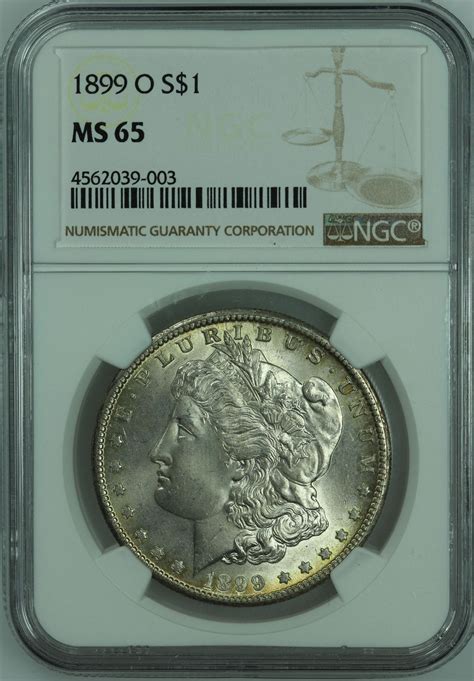 1899 O Morgan Dollar Ngc Ms65 1 Us Coin Lot 5335 Morgan Dollars