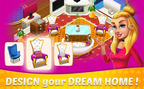 Decoration and design games featuring family homes, houses, doll houses that you can decorate according to your own taste. Home Design & Mansion Decorating Games Match 3 for Android ...