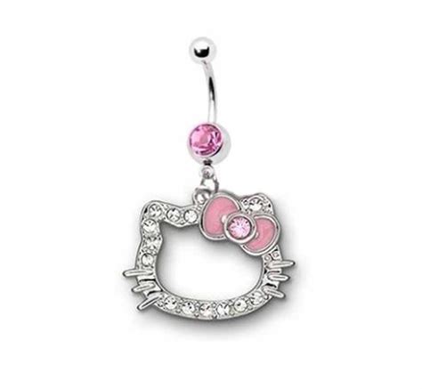 Belly Rings Pink Cz Belly Button Rings