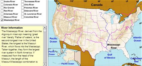Sheppard software is one of the best educational websites for people of all age groups. Interactive map of United States Rivers of United States ...