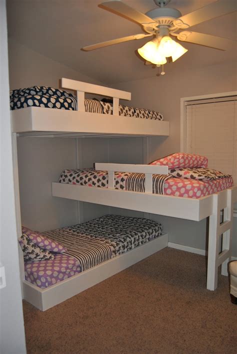 See more ideas about bed, single bed, furniture. Life with Mack, Macy & Molly : Triple Bunk Beds
