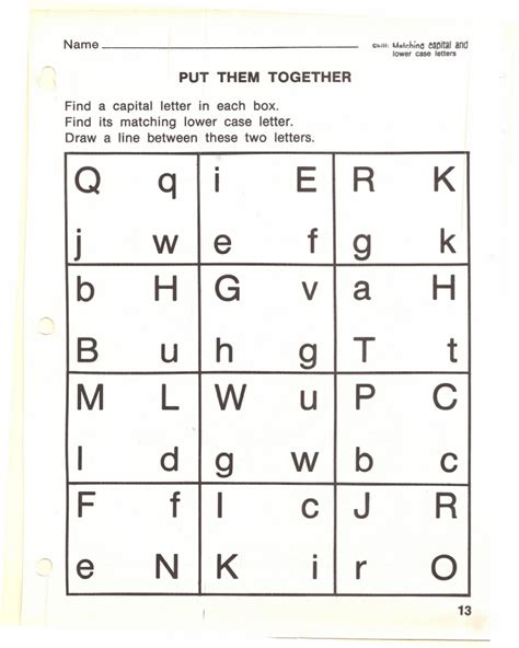 Letter Worksheets Alphabet Matching Worksheet Is A Great Product For