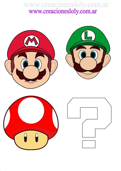 Imprimibles Mario Bros