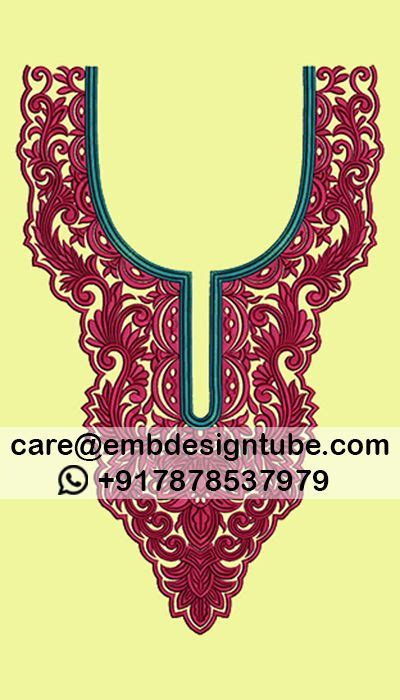 Pin By Lio Embdesigntube Blog On Neck Embroidery Designs Embroidery