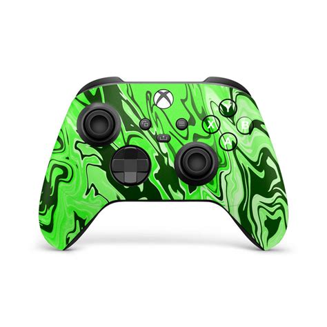 Green Marbling Xbox Controller Skin Ko Custom Creations