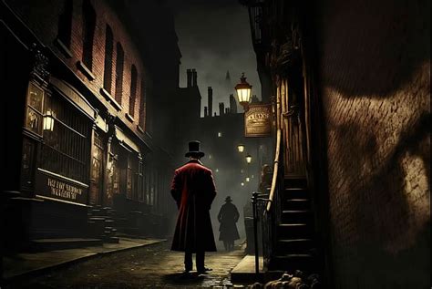 Online Crop HD Wallpaper AI Art Jack The Ripper Men London