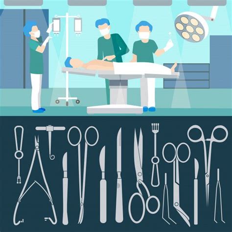 Surgery Operation Medicall Staff Hospital Room Surgery Operating