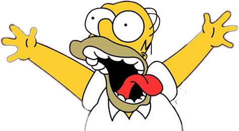 Download Simpsons Homer Panic ตัว การ์ตูน กวน ๆ Clipart 3895034