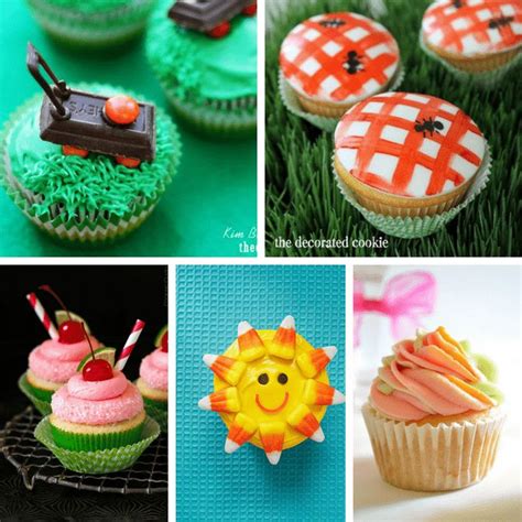 Summer Cupcakes A Roundup Of Ideas For Decorating Cupcakes In 2020