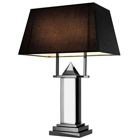 Diamant Table Lamp In Smoked Crystal Glass For Sale At 1stdibs