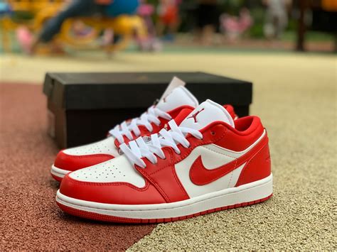 We are sourcing air jordans for this landmark the air jordan collection curates only authentic sneakers. 2020 Release Air Jordan 1 Low "Gym Red White" High Quality ...