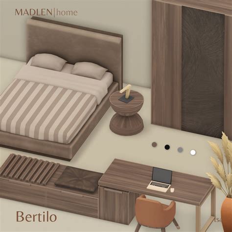 Bertilo Bedroom By Madlen Liquid Sims