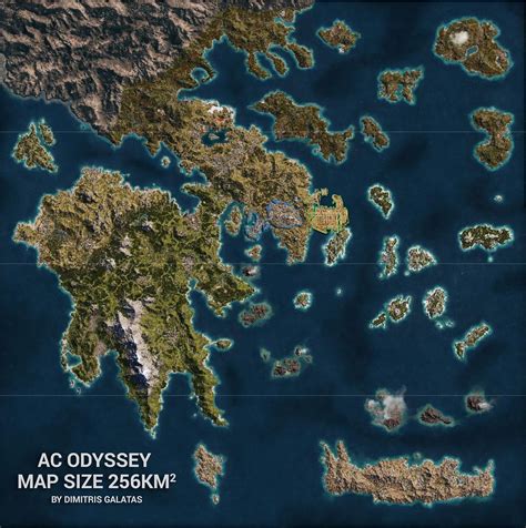Assassin S Creed Odyssey O Assassin S Creed Origins Qu Mapa Es Mayor