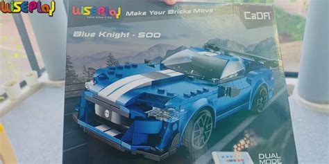 Wiseplay Blue Knight 500 Rc Car Building Set Wiseplaytoys