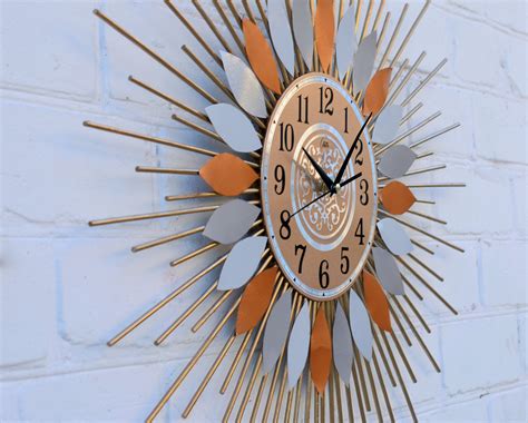 30 Large Wall Clock Starburst Clock Sunburst Wall Art Etsy Australia