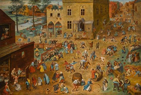 Pieter Brueghel The Elder The Childrens Games 1560 Mutualart