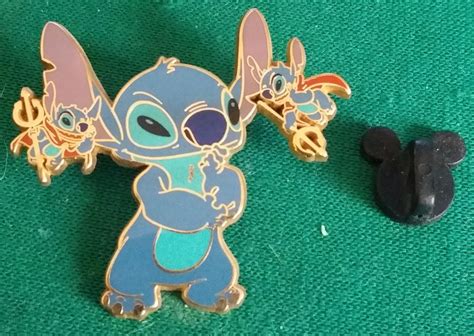 Disney Pin Stitch With Devils Etsy Disney Pins Stitch Disney