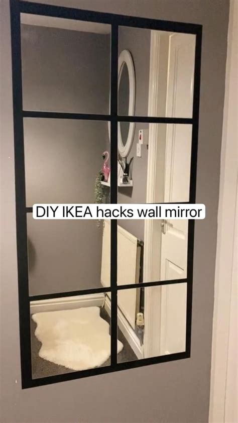Diy Ikea Hack Wall Mirror Diy Mirror Wall Decor Mirror Wall Diy Mirror