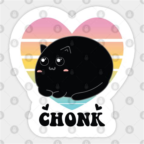 Funny Chonk Scale Cat Meme Memes Chonk Sticker Teepublic